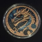 Incredibly Pretty Precious Metal Dragon Round .999