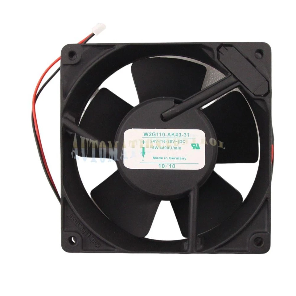 Für W2G110-AK43-31 24V 15W 4400min/-1 2-Draht W2G110AK43 120*120*38 Lüfter