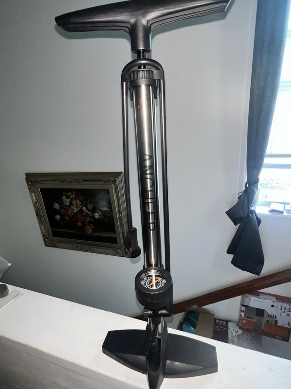 Ancheer Portable High Pressure Floor Pump with Barometer/Gauge