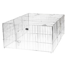 KCT METAL PET PLAYPEN OUTDOOR RUN GARDEN ENCLOSURE FOLDING CAGE DOG RABBIT FENCE