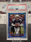2023 Topps Composite - Topps Chrome Tom Brady #14 Blue Wave Refractor /75 PSA 10