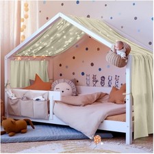 Kinderbett Himmel, Baumwolle, Betthimmel, Hausbett, Kinderzimmer, 35x360 cm