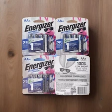 ENERGIZER AA Lithium Batteries (4 Pks of 4) 16 Total. Sealed Exp 12/2050
