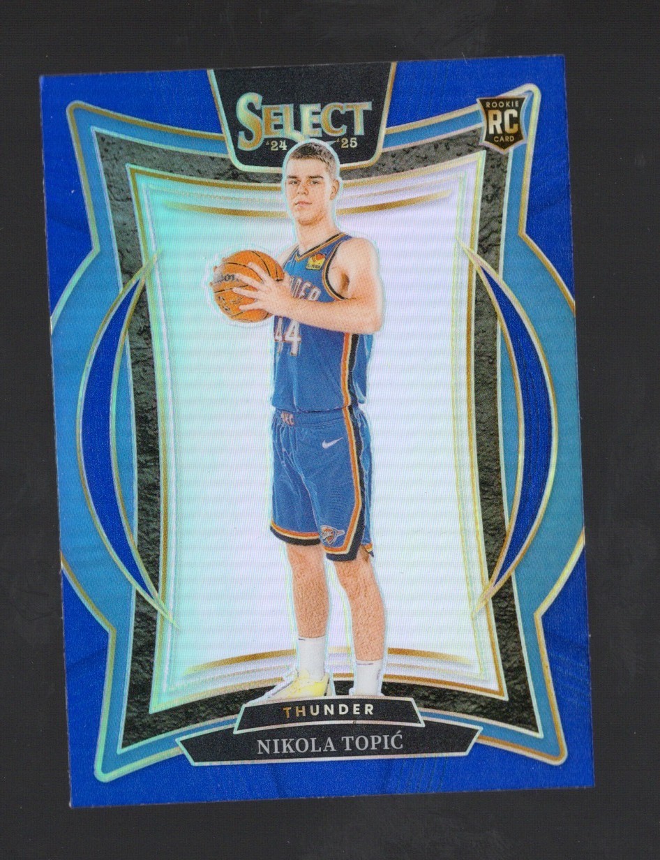 2024-25 Panini Select - Nikola Topic Concourse #89 Silver (RC) OKC Thunder
