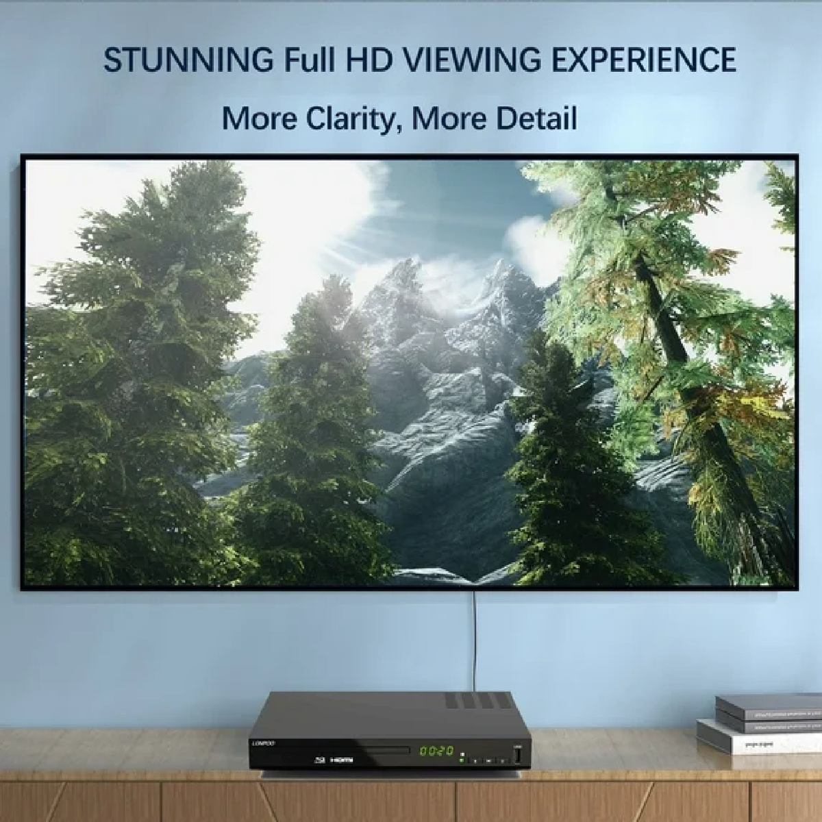 LONPOO LP-100-WM Blu Ray DVD Player Full HD Blu-ray Disc Player | eBay