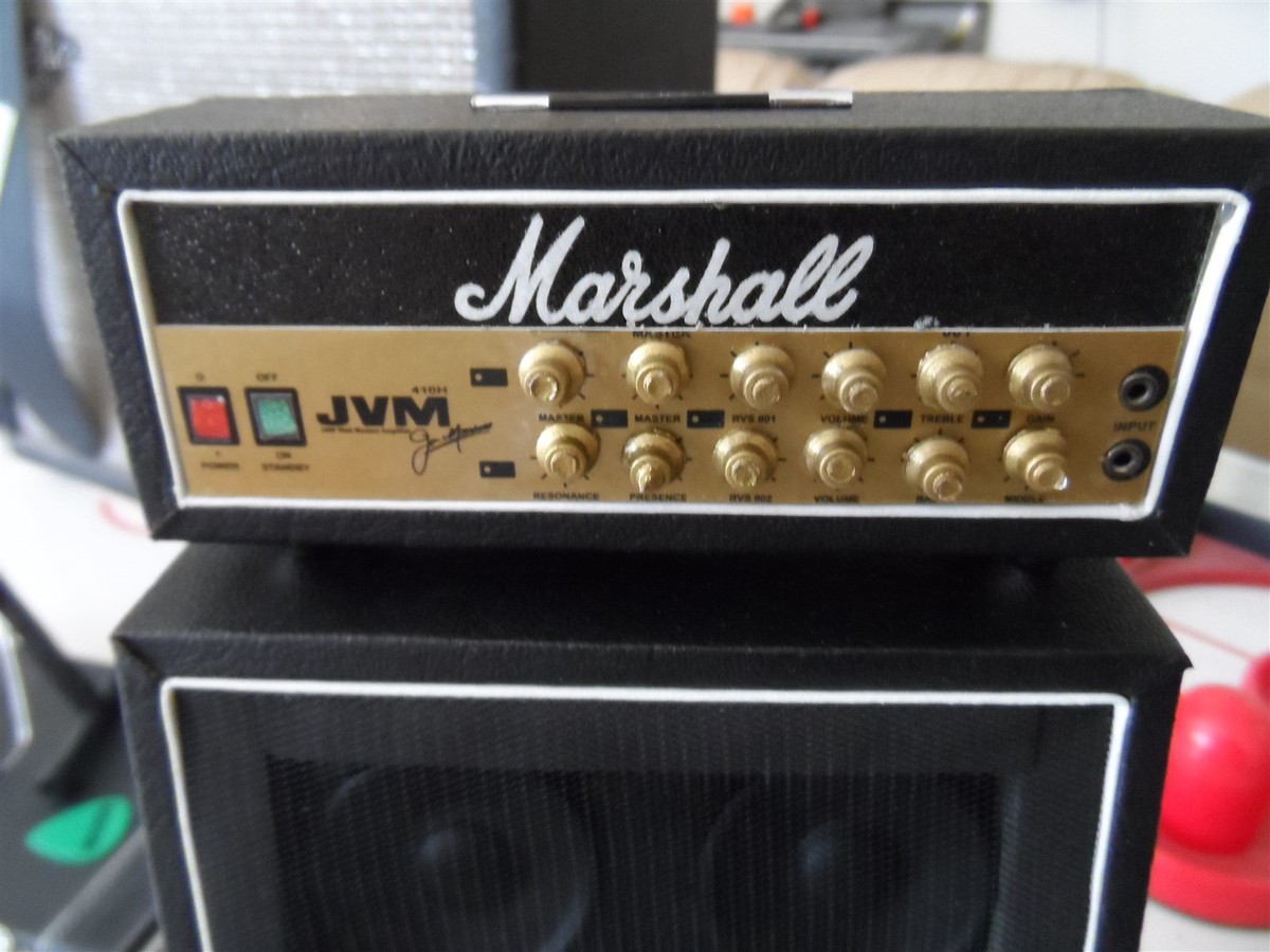 MARSHALL MINIATURE FULL STACK Guitar Amplifier - 1:4 Scale Replica