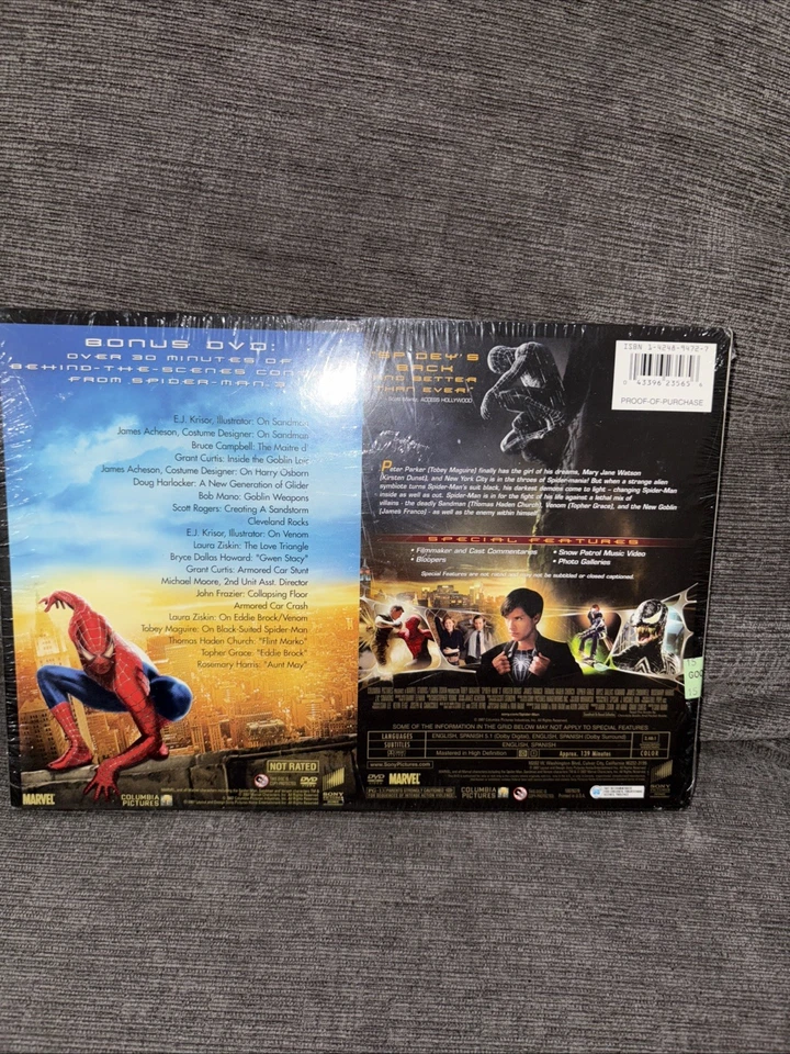Spider-Man 3 Exclusive Bonus DVD Limited Edition Mega Guide Comic Book Set - Image 2 of 2
