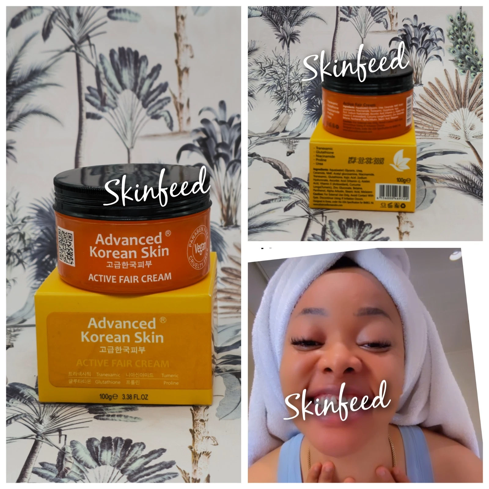 Advance Korean Skin Brightening Face Active Fair Face Cream