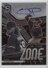 2021 Panini Spectra In the Zone Hyper Prizm 10/15 Chris Paddack #ITZ-CP Auto v7j