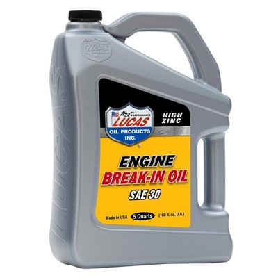 Lucas Oil 10631 Lucas Break In Engine Oil, 30W, 5 Quarts