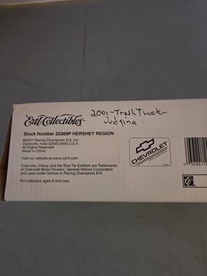 Ertl Collectibles Red Garbage Truck Metal 20369P NIB I Judged at Hershey 2001