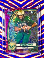 2024 Bowman Chrome U Byrum Brown 1st Bowman Fuchsia Mini Diamonds /125 #34