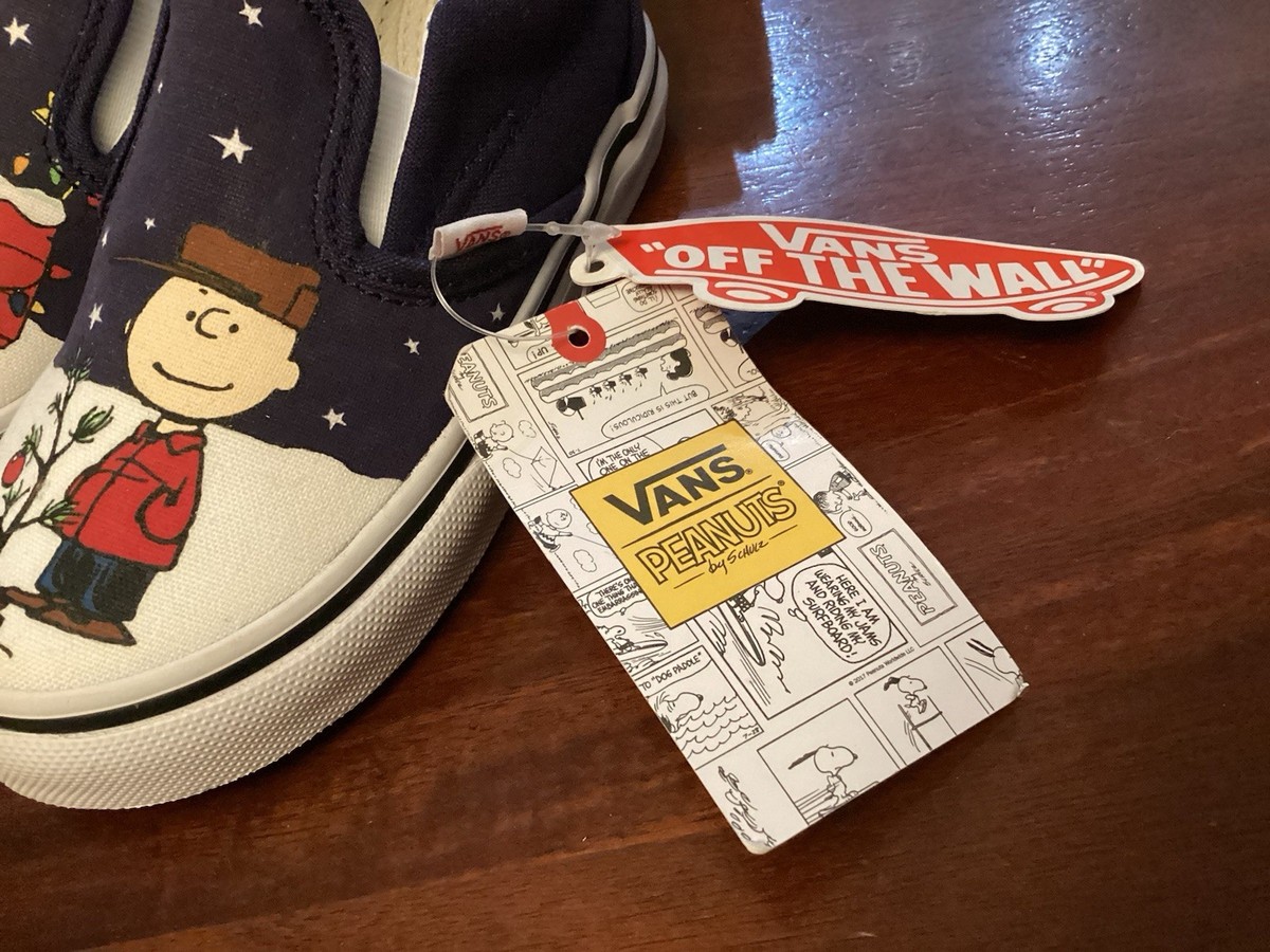 Vans Hand Painted Snoopy Christmas Tree Slip On Shoes Snoopy Vans Shoes - Etsy main image 3