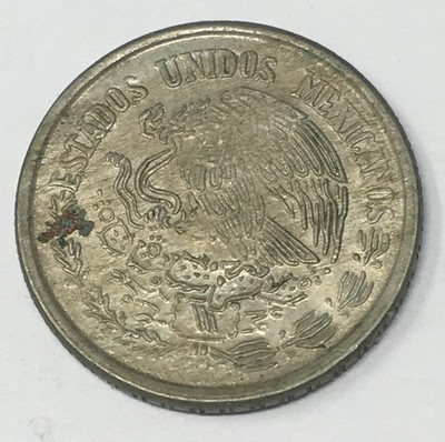 1977 Mexican 10 Centavos Ear of Corn