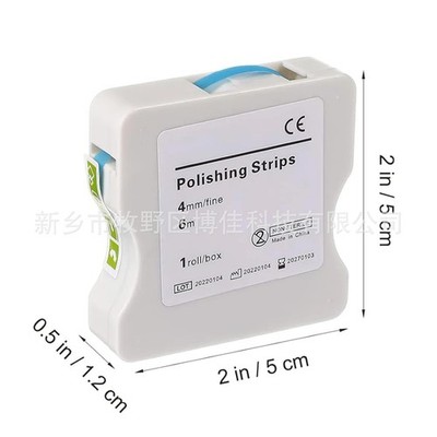 Teeth Sandpaper Dental Polishing Strips Fine Size Interdental Sanding Tools 4mm