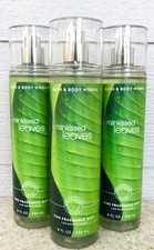 3 Bath Body Works RAINKISSED LEAVES Fine Fragrance Mist 8oz LOT of 3