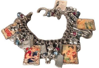 Chef Cook Cooking Baking Baker Culinary Student CHARM BRACELET (32 charms) 7''
