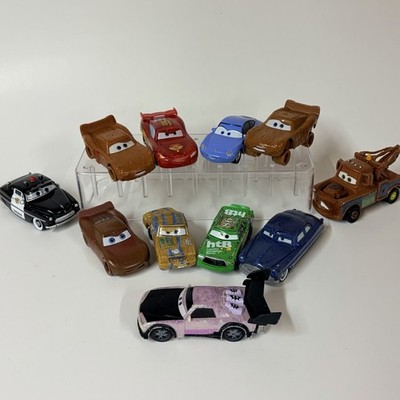 Disney Pixar Cars T-Bone Mater Muddy McQueen Sheriff Mixed Lot Of 11 Toy Cars