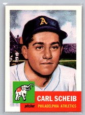 Carl Scheib 1991 Topps Archives 1953 Philadelphia Athletics #57