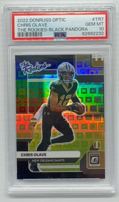 Chris Olave Panini Donruss Optic the Rookies #TR7 Black Pandora