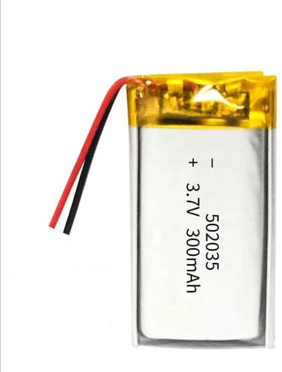 Batería 3.7V 300mAh LiPo 502035 con protección PCM para Bluetooth, Smartwatch... - Imagen 2 de 2