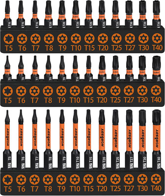 Juego de Puntas Torx de Seguridad Magnéticas para Taladro Impacto T5-T40 36 PCS