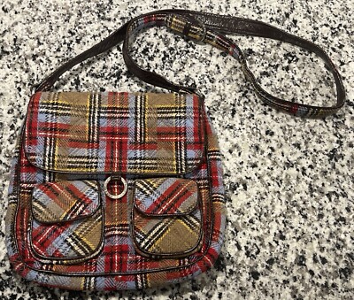 Vera Bradley Plaid Sling Crossbody Bag for women NWT Vera Bradley Hipster Crossbody - Gingham Plaid Print | eBay main image 3