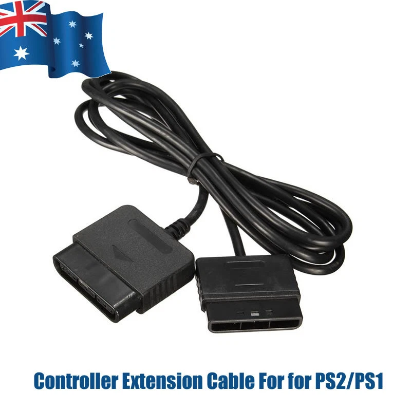 1.8m Controller Extension Cable Cord For Sony Playstation 1 2 PS2/PS1 Console