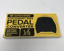 Stationary Bike Pedal Converter Adapter Grip Covers Nylon Material  Black