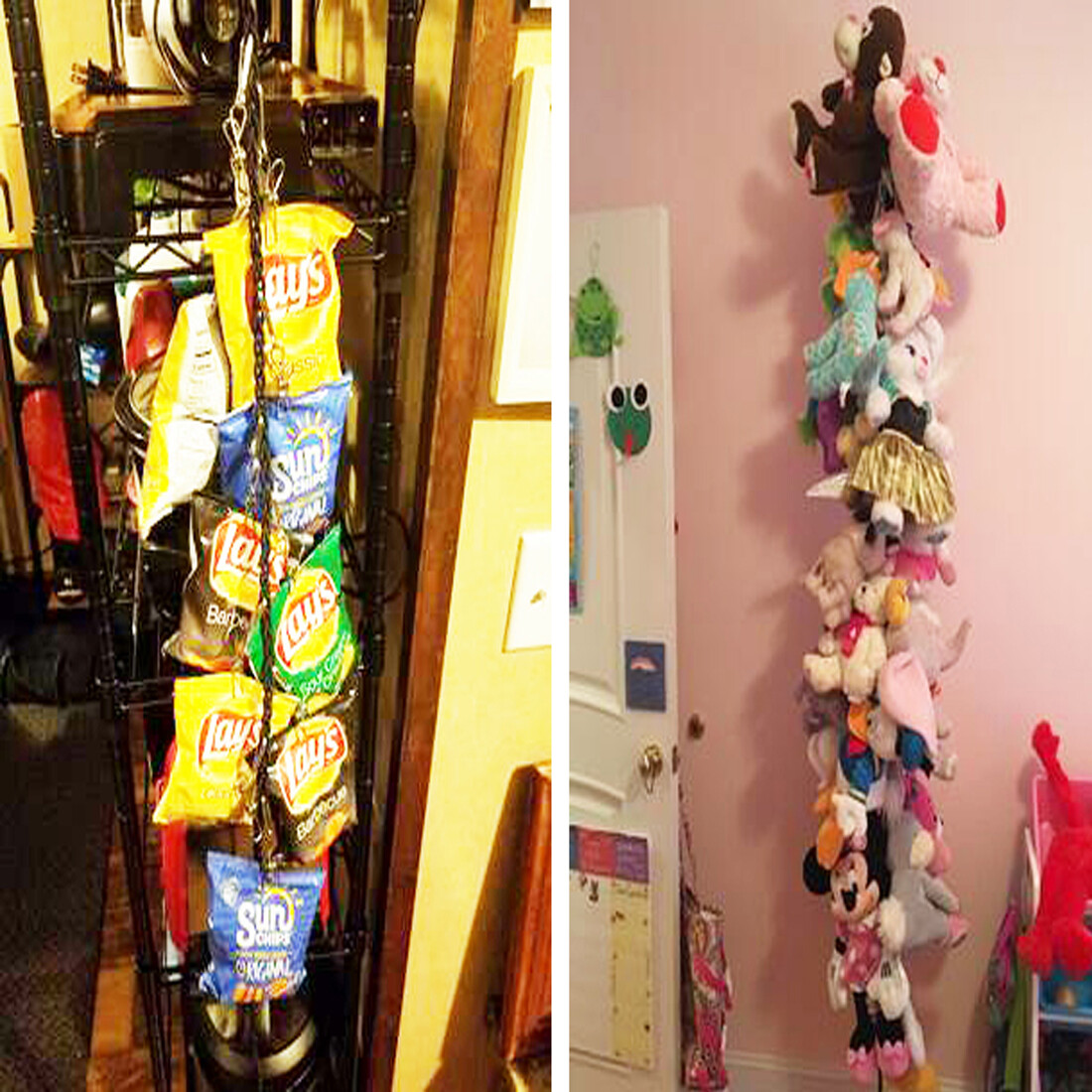 Hanging Stuffed Animals Toy Storage Chain Multipurpose Organizer Hanger