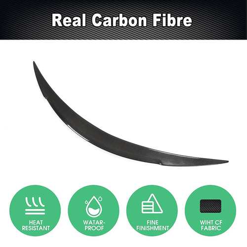 Se adapta a Tesla Model S 2012-2020 alerón de carbono borde de demolición labio alerón trasero - Imagen 6 de 12