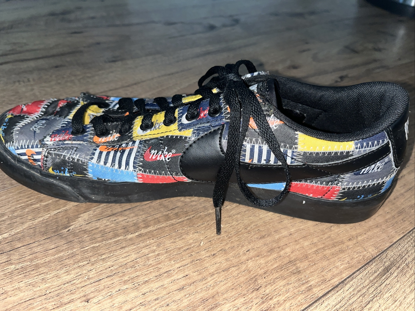 EUC Nike Blazer Low Top “Patchwork” Multicolor Sn… - image 6