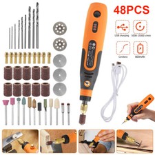 48PCS Cordless Abrasive Rotary Tool Accessories Grinding Sanding Polishing Set