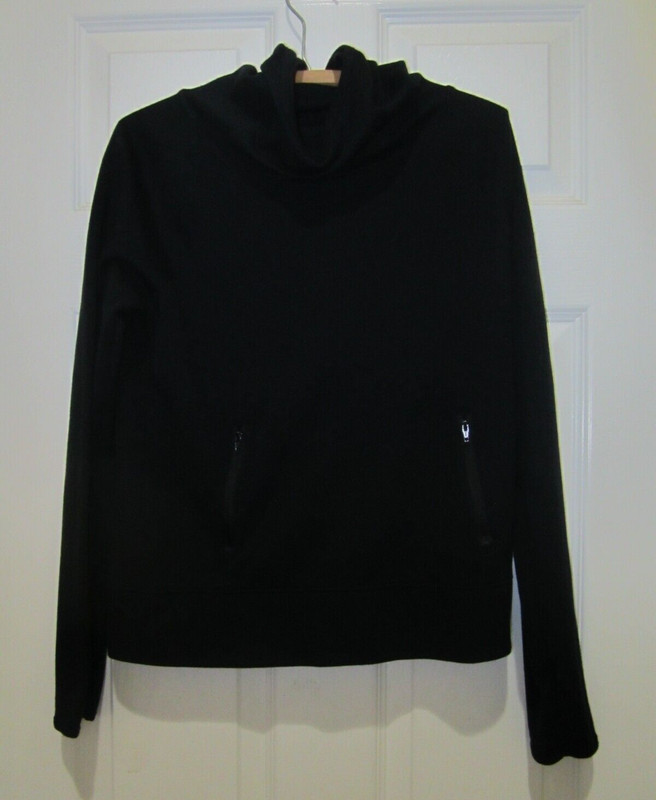 So Authentic American Heritage Women's Black Pullover Hooded Sweatshirt Size M