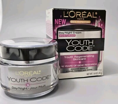 Loreal Youth Code DAY / NIGHT CREAM Moisturizer Regenerating Skincare Anti Aging