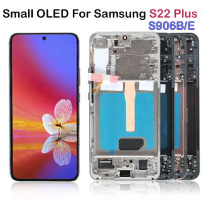 A+OLED For Samsung Galaxy S22+ Plus SM-S906E S906B LCD Display Frame Replacement