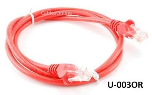 Intellinet 3ft CAT5E UTP Ethernet RJ45 Patch Cable OR