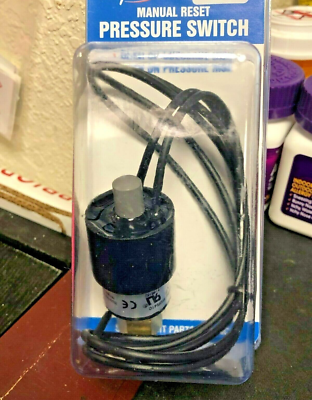 #ad PRESSURE SWITCH High Manual Reset Push Button Open: 375 psi Part# SMR375 $29.99
