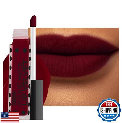 Sacha Cosmetics Intense Matte Lip Velvet Liquid Lipstick, Long-Lasting Velvet
