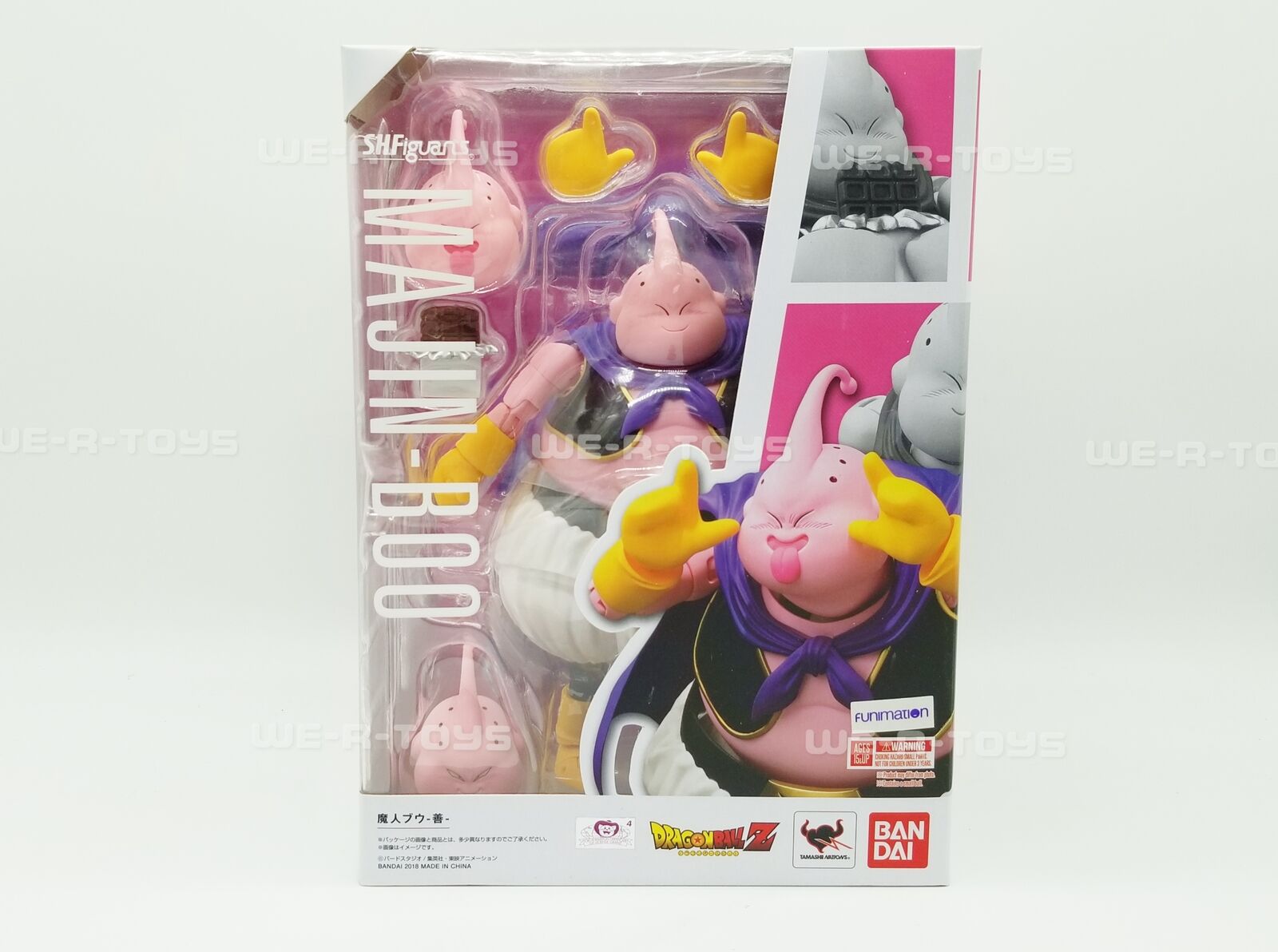 Dragon Ball Z Majin-Boo S.H.Figuarts BanDai Action Figure Funimation 2410814 NEW