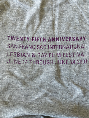 Débardeur Frameline 29 – Festival LGBT San Francisco 2005 – Coton Bleu Marine, Taille M