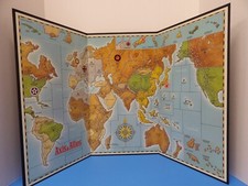 1984 Axis And Allies Milton Bradley Board Game Board Only part