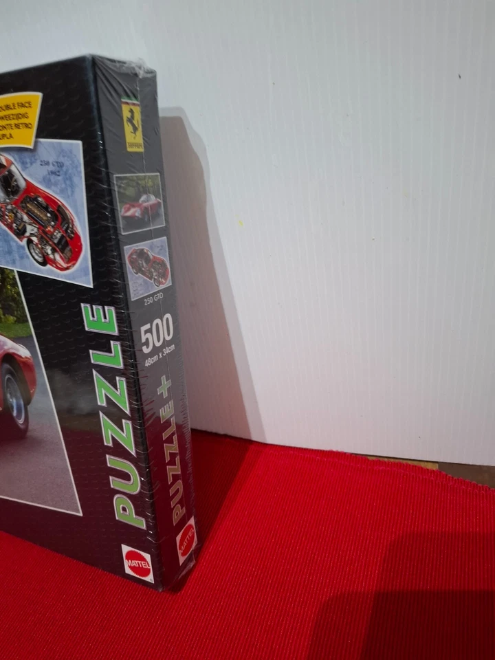 Nuovo Puzzle vintage FERRARI 250 GTO 1964 - MATTEL #53598 - 500 pezzi - Immagine 2 di 4