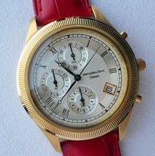 Mercedes Benz Classic Sport Retro Car Accessory Design Luxury Chronograph Watch