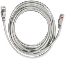 Cavo rete lan ethernet rj45 cat 5e utp prolunga 1,5 3 5 10 15 20 30 e 50 metri 