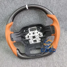 Genuine Carbon Fiber Steering Wheel Replacement for Ford F-150 Trucks 21+