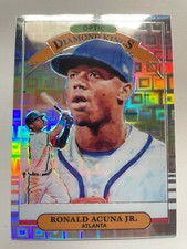 RONALD ACUNA JR 2019 Panini Donruss Optic Diamond Kings FOTL Optic /99 Braves