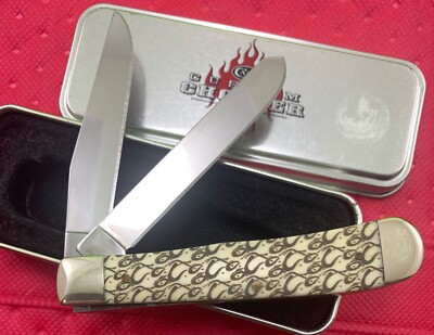 CASE CUSTOM CHOPPER TRAPPER KNIFE NEVER USED IN BOX # 6254 SS | eBay