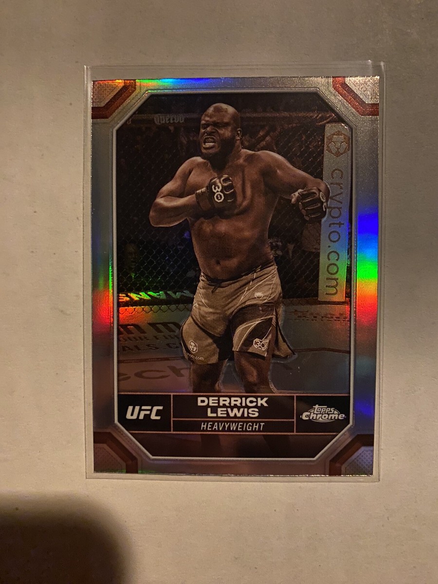 2024 Topps Chrome UFC Derrick Lewis #59 Sepia Refractor