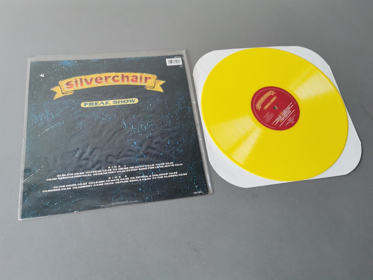 SILVERCHAIR original yellow Vinyl LP Freak Show (1996 Cloumbia